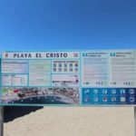 Playa el Cristo, a spotlessly clean, family friendly, blue flag beach